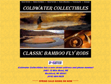 Tablet Screenshot of coldwatercollectibles.com